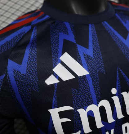 Player Version 25/26 Arsenal Third Blue with Geometric Lightning Pattern Jersey