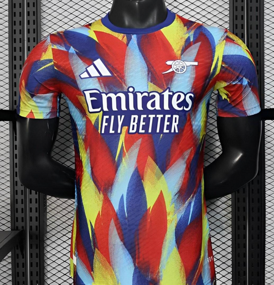 Player Version 25/26 Arsenal Multicolor Abstract Art Pattern Jersey