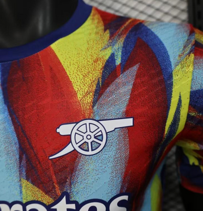 Player Version 25/26 Arsenal Multicolor Abstract Art Pattern Jersey