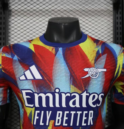 Player Version 25/26 Arsenal Multicolor Abstract Art Pattern Jersey