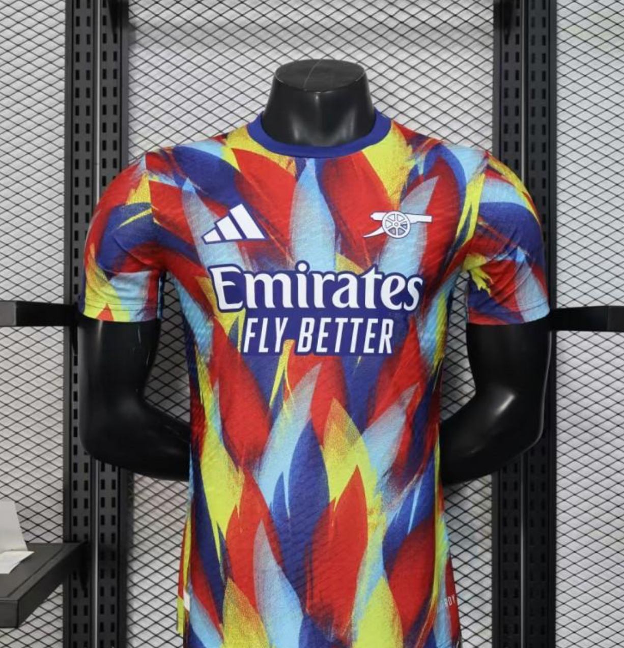 Player Version 25/26 Arsenal Multicolor Abstract Art Pattern Jersey