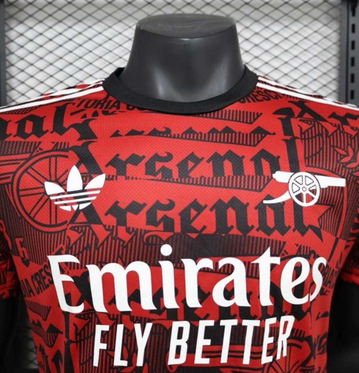 25/26 Player Version Arsenal Adidas Original Training Red/Black Jersey