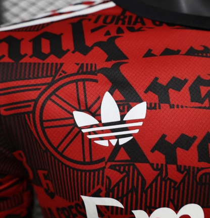25/26 Player Version Arsenal Adidas Original Training Red/Black Jersey