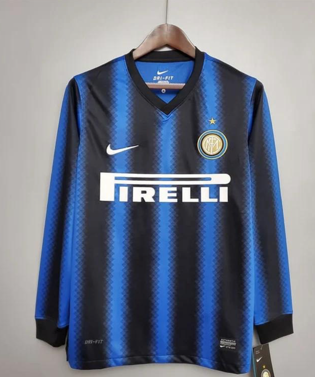 Retro 10/11 Inter Milan Home Long Sleeve Jersey