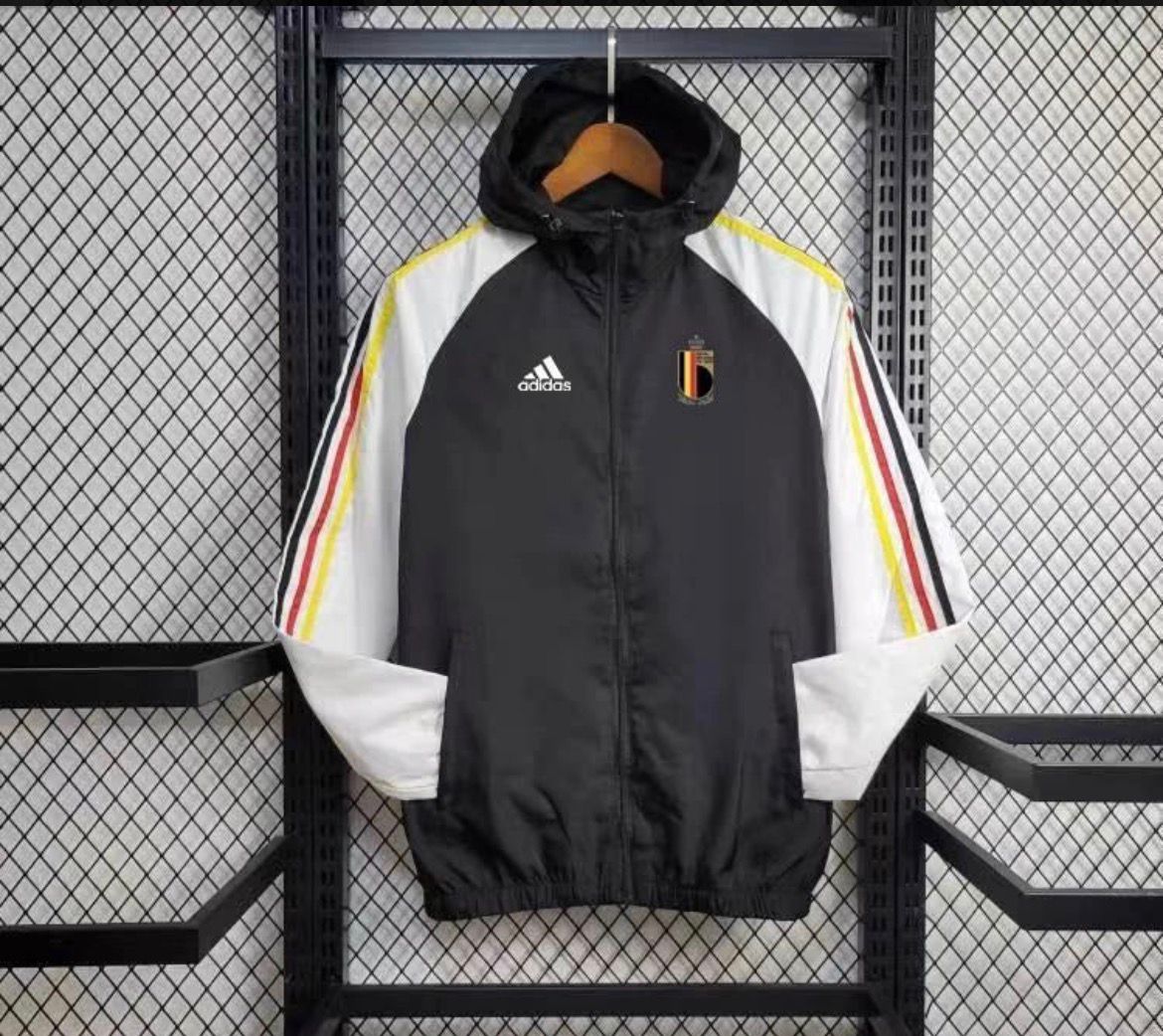 24/25 Belgium Black/White Windbreaker