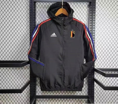 2024 Belgium Black Windbreaker