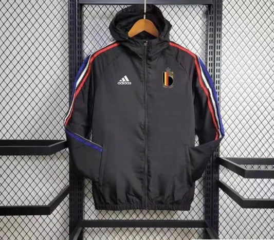 2024 Belgium Black Windbreaker
