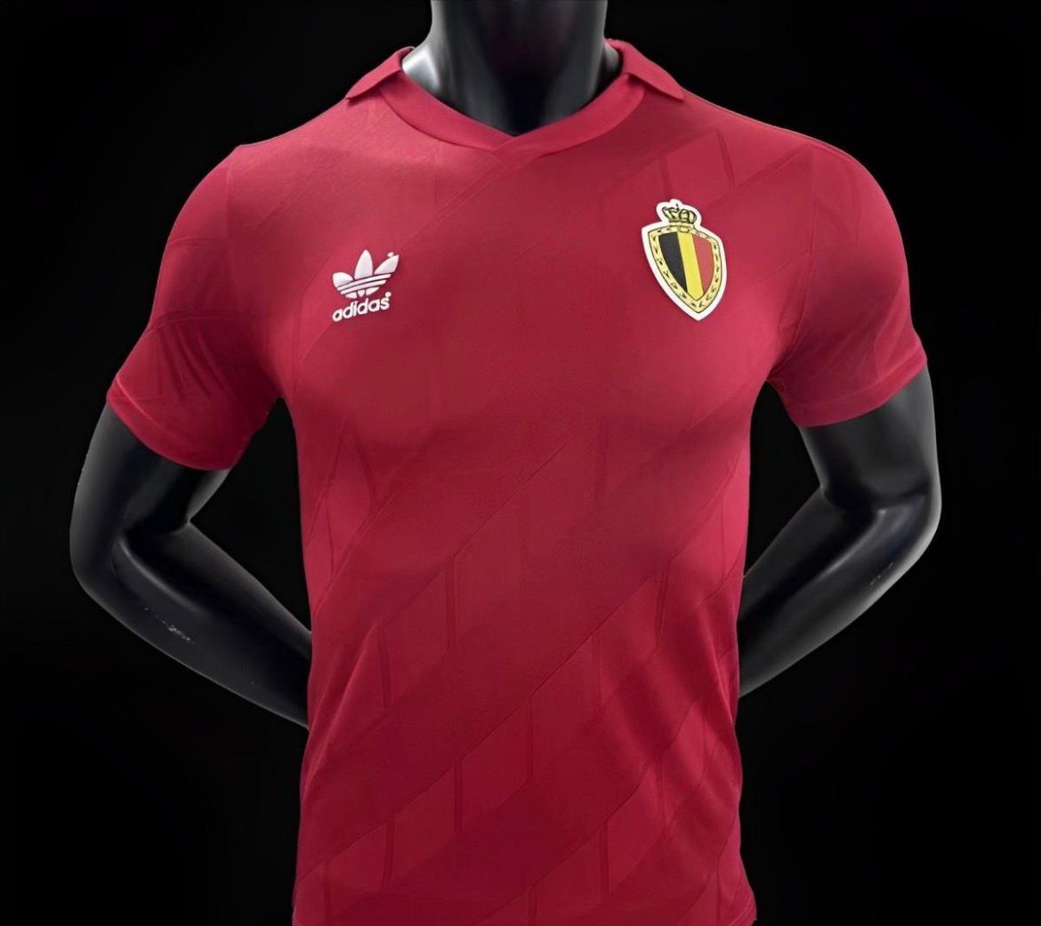 Player Version 1986 Retro Belgium Home Jersey