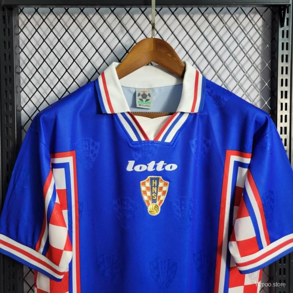 Retro 1998 Croatia away Soccer Jersey