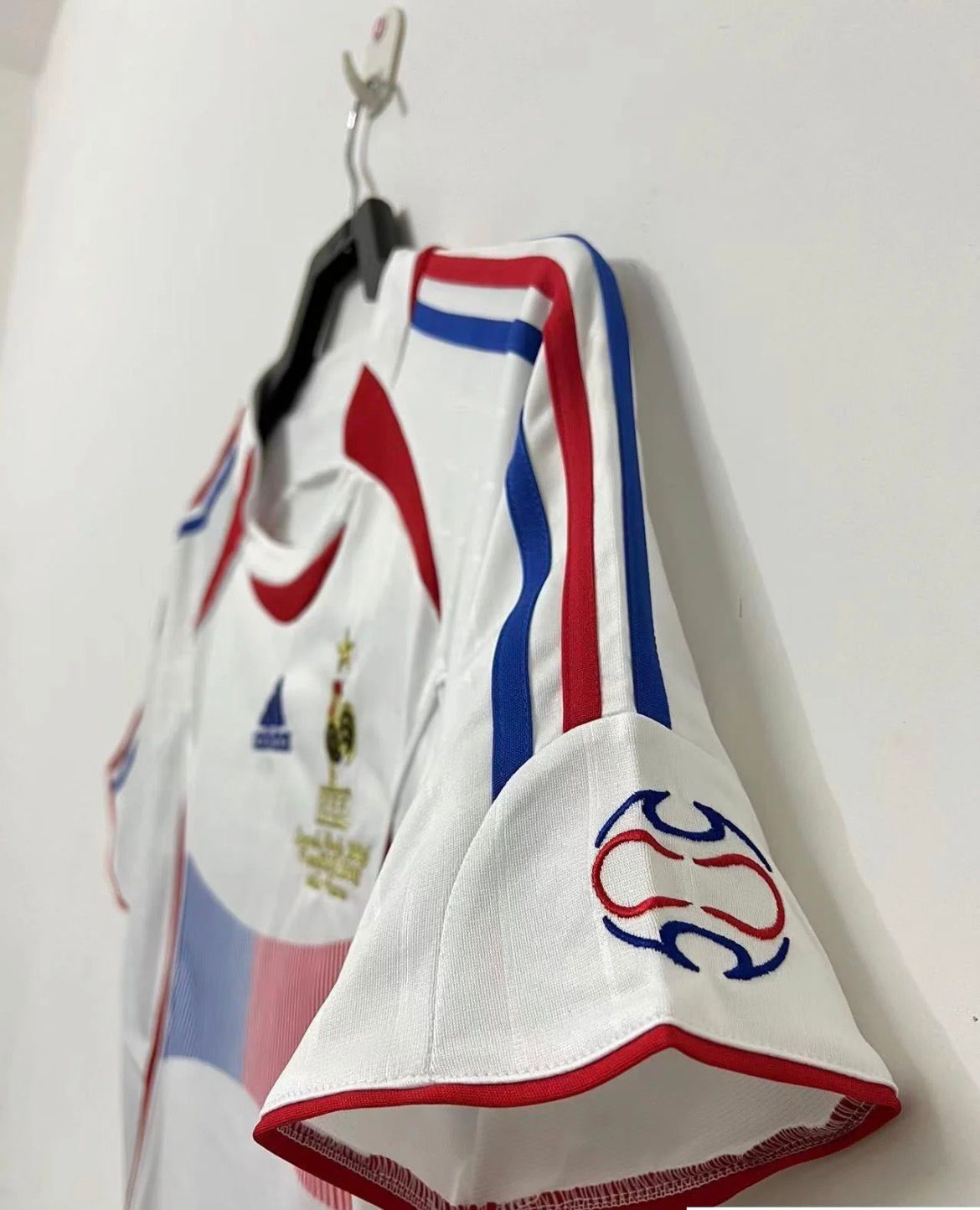 Retro 2006 France Away Soccer Jersey With 06 World Cup