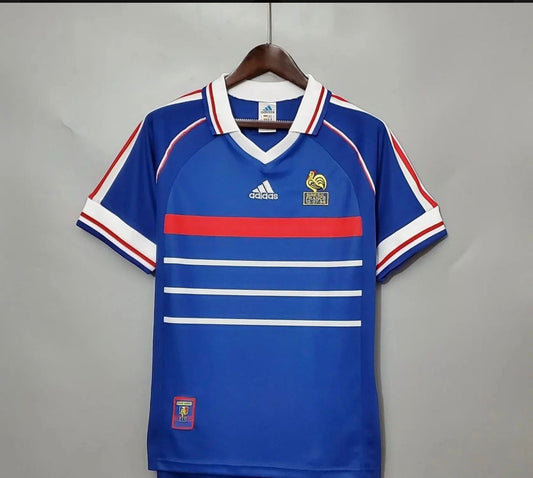 Retro 1998 France Home Jersey