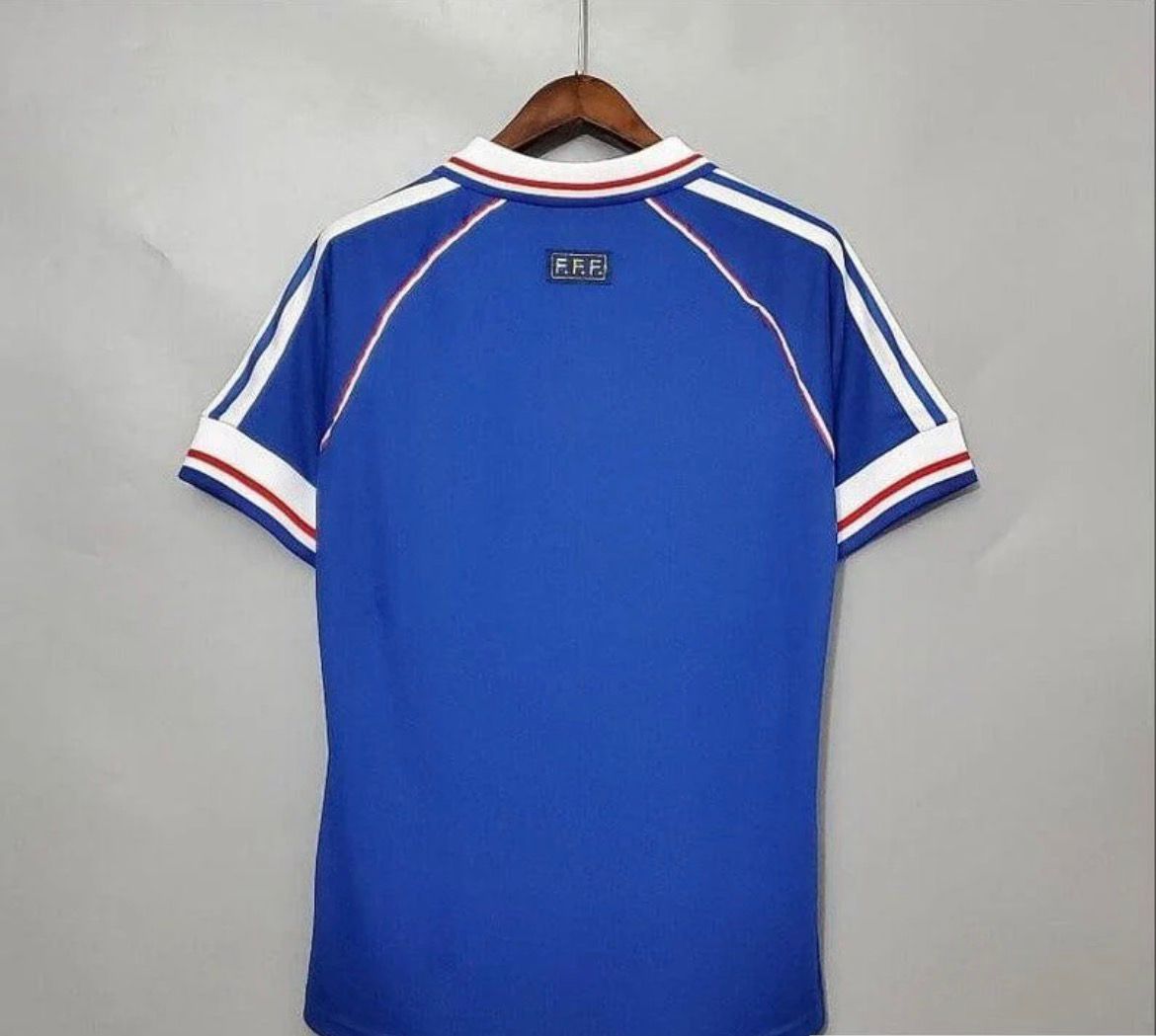 Retro 1998 France Home Jersey