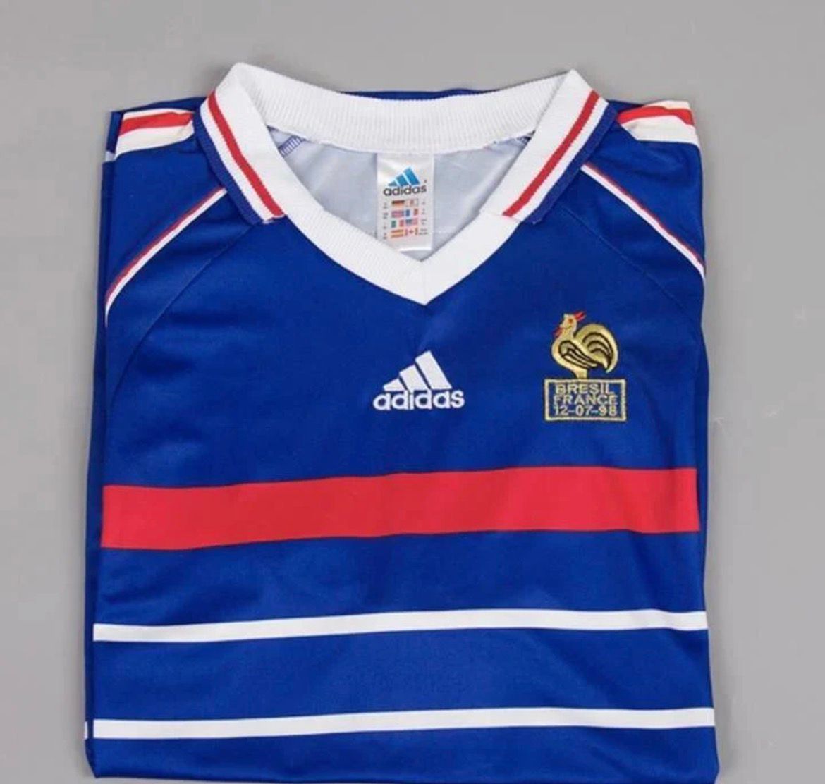 Retro 1998 France Home Jersey