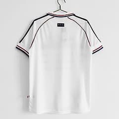Retro 1998 France Away White Soccer Jersey