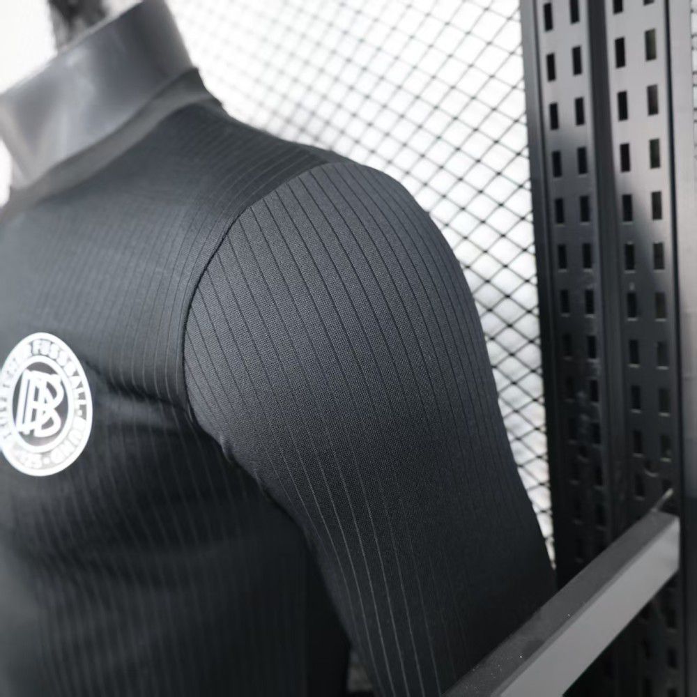 Player Version 2025 Germany Black 125th Anniversary Long Sleeve Jersey