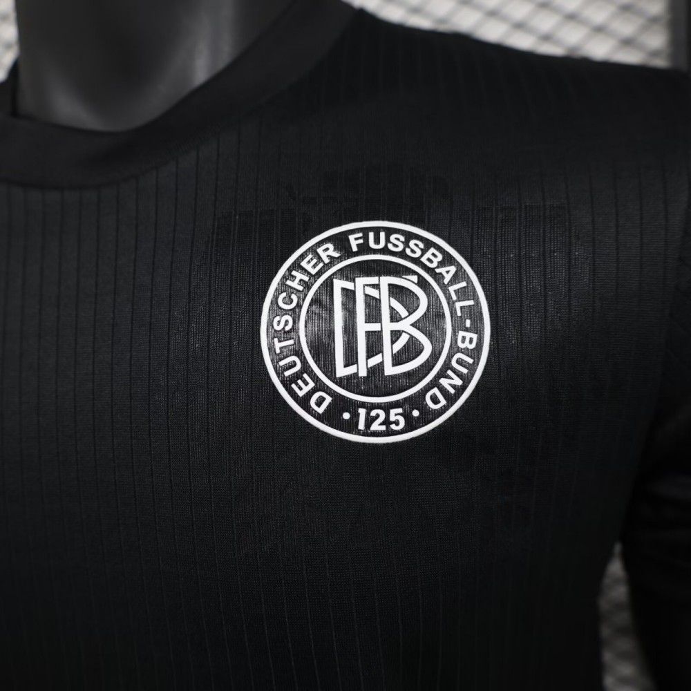 Player Version 2025 Germany Black 125th Anniversary Jersey