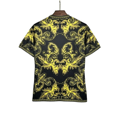 2024 Italy x Versace Gold/Black Special Jersey