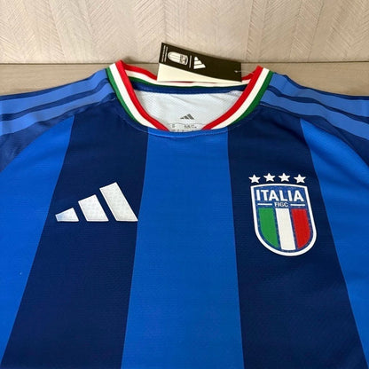 2026 Player Version Italy Blue with Tonal Vertical Stripes Jersey