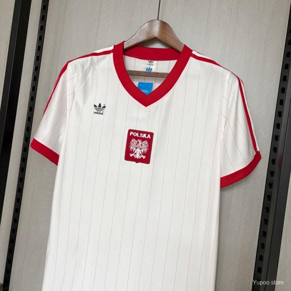 Retro 1982 Poland Home Jersey
