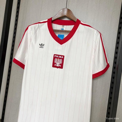 Retro 1982 Poland Home Jersey