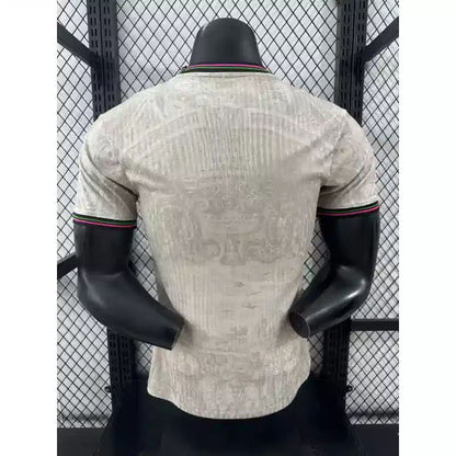 Player Version 2025 Portugal Away White with Subtle Pattern Jersey