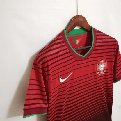 Retro 2014 Portugal Home Soccer Jersey