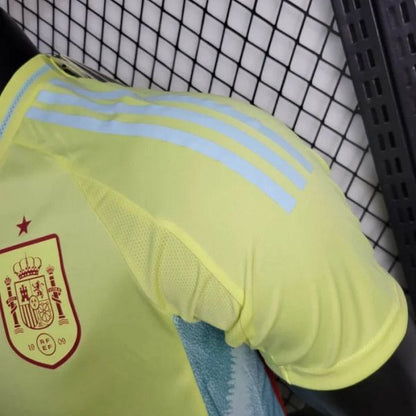 Player Version 2024 Spain Away Yellow Jersey