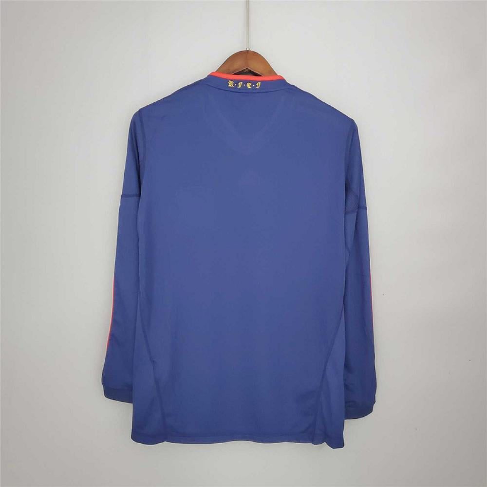 Retro long sleeve Spain 2010 away Soccer Jersey