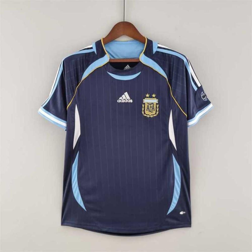 Retro 2006 Argentina Away Blue Jersey