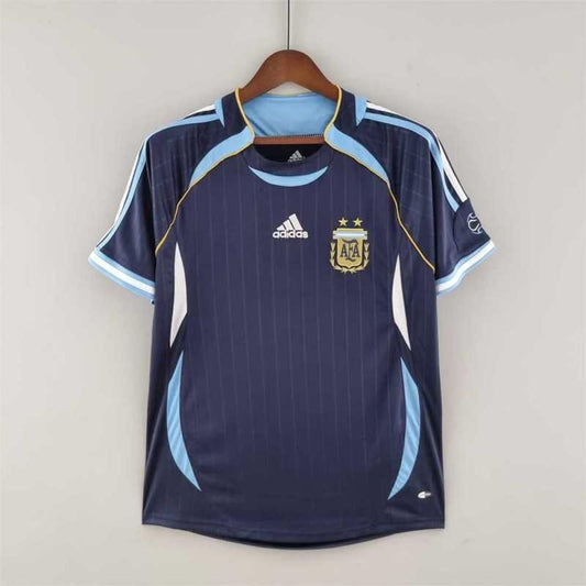 Retro 2006 Argentina Away Blue Jersey