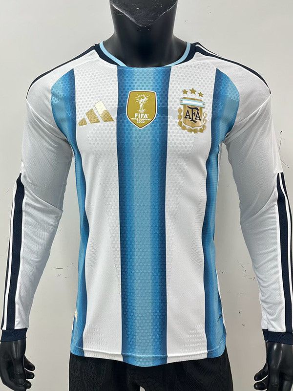 Player Version 2026 Argentina World Cup Home Long Sleeve Jersey