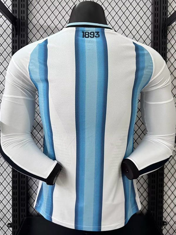 Player Version 2026 Argentina World Cup Home Long Sleeve Jersey