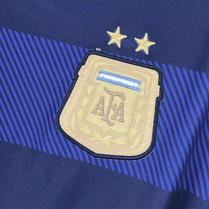 Retro 2014 Argentina Home Long Sleeve Soccer Jersey