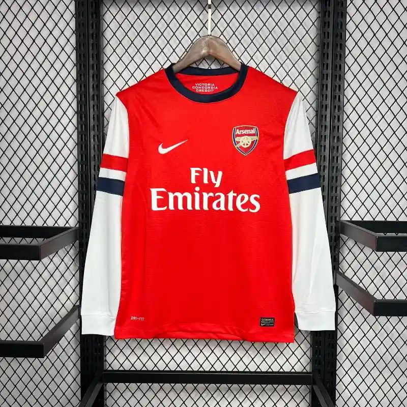 Retro 12/13 Arsenal Home Long Sleeve Jersey