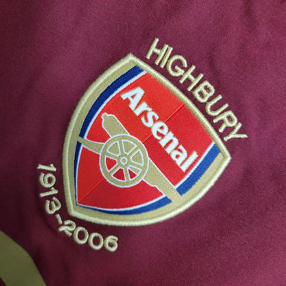 Retro 05-06 Arsenal Home Long Sleeve Jersey