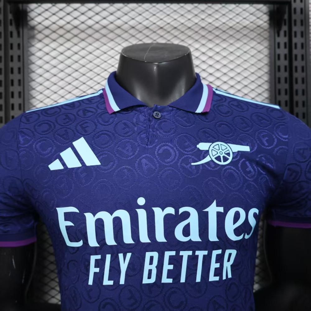 Player Version 25/26 Arsenal Blue with Geometric Pattern Jersey