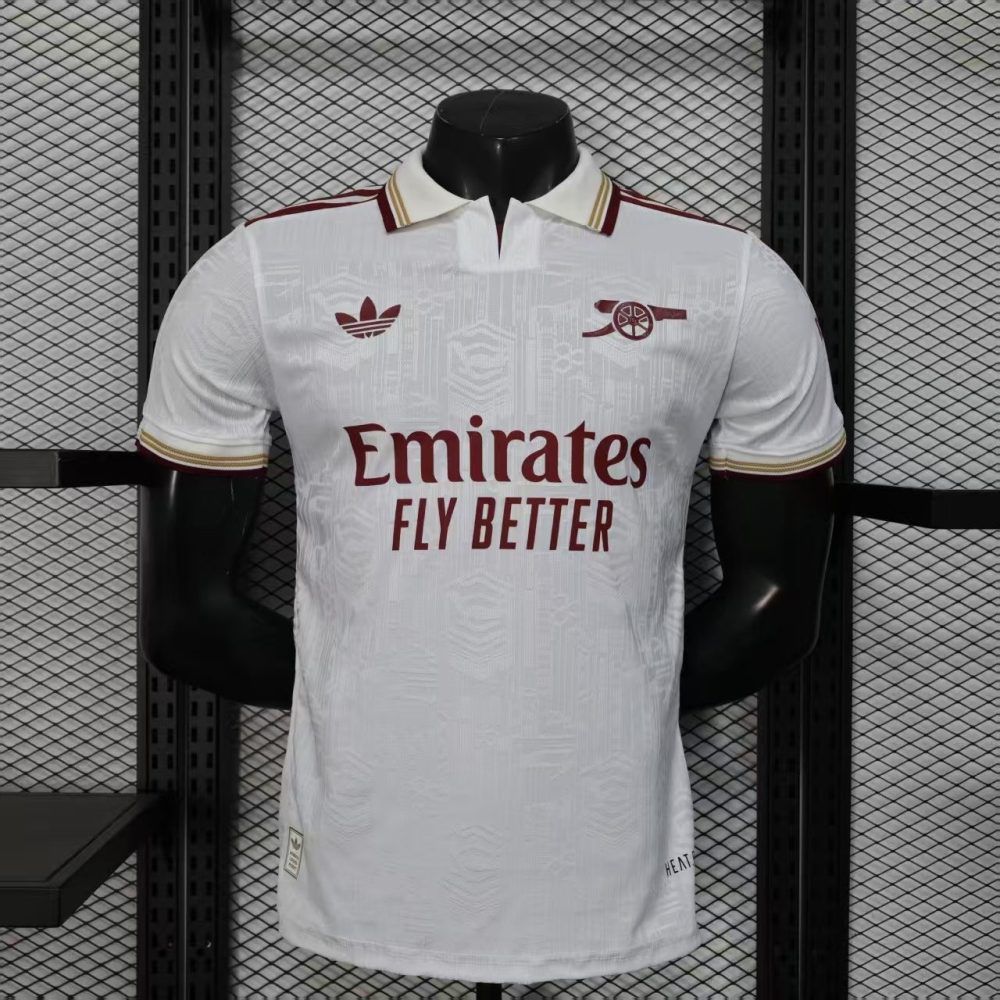 Player Version 25/26 Arsenal Away White Jersey