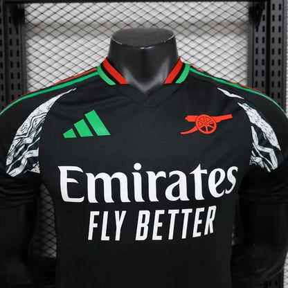 Player Version 24/25 Arsenal Away Black Jersey