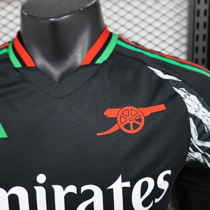Player Version 24/25 Arsenal Away Black Jersey