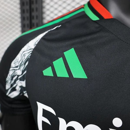 Player Version 24/25 Arsenal Away Black Jersey