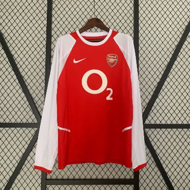 Retro 02/04 Arsenal Home Long Sleeve Jersey