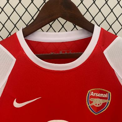 Retro 02/04 Arsenal Home Long Sleeve Jersey