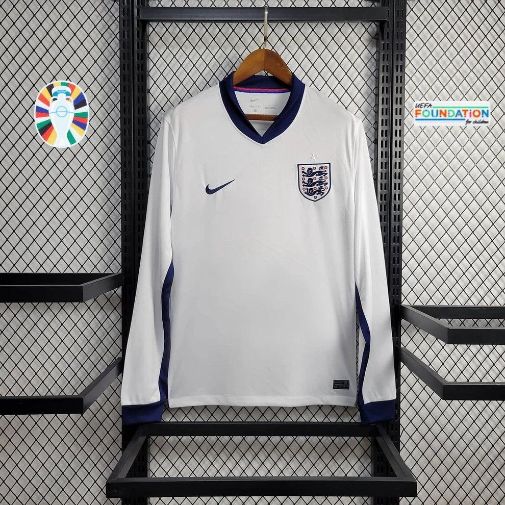 2024 England Home Long Sleeve Jersey